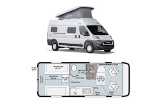 2023 | Class B Winnebago Van | Sleeps 4