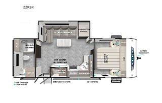 COZY NEW Forrest River Travel Trailer