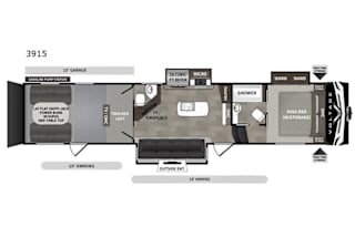 2020 Dutchmen Triton3915 Toy Hauler