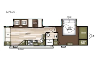 2019 Forest River RV Wildwood 32RLDS