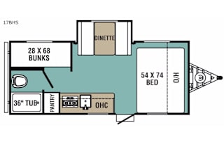 2018 Viking Ultra-Lite 17BHS
