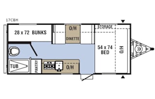 2020 Coachmen RV Clipper Cadet 17CBH
