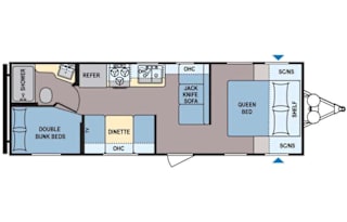 2019 Coleman Bunkhouse BH274LT