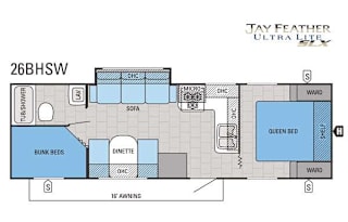 2016 Jayco Jay Feather SLX 26BHSW