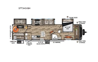 4 Bunks & Queen Bed,1.5 Bath, Fully Stocked, 3 Sld
