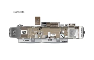 2021 Forest River RV Cherokee Wolf Pack 365PACK16