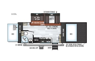 2019 Forest River RV Rockwood Roo 21SSL