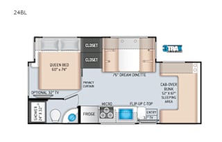 2021 Thor Four Winds MB-Sprinter 24BL