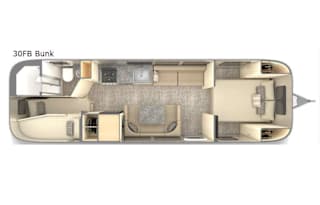 2021 Airstream RV Flying Cloud 30FB Bunk