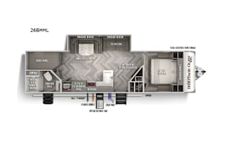 full Turn Key beautiful bunk house travel trailer.