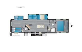 2022 NORTH TRAIL ULTRA-LITE 33BHDS