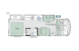 2018 remodeled Thor Class A Motor Coach
