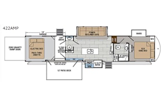 2018 Forest River RV XLR Thunderbolt 422AMP