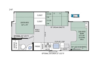 2019 Thor Motor Coach Four Winds 24F