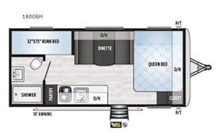 2020 Keystone RV Springdale Mini 1800BH -OFFROAD