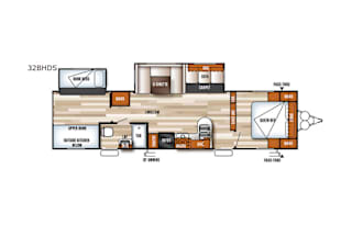 Family/Pet Friendly 2017 Forest River Salem 32BH