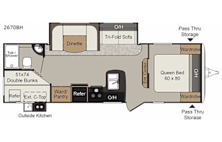 2019 Keystone RV Passport 2670BH Grand Touring