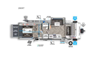 2021 Forest River RV Wildwood FSX 280RT