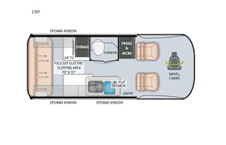 2021 Thor Motor Coach Sanctuary 19P