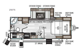 2020 Forest River RV Rockwood Mini Lite 2507S
