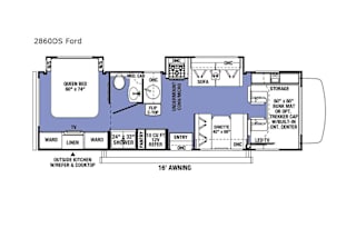 2021 Forest River RV Sunseeker Classic 2860DS Ford