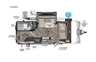 2022 Forest River RV Ozark 1680BSK