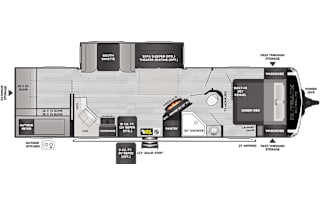 2021 Keystone Outback 302UBH, Bunkroom, Sleeps 7!