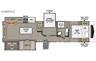2020 Coachmen Freedom Express Liberty 323BHDSLE