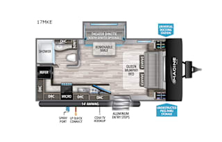 Kozy Kamper with Dream Kitchen