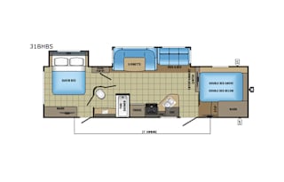 2017 Jayco White Hawk 31BHBS