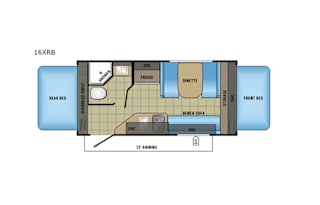 2017 Jayco Jay Feather 7 16XRB