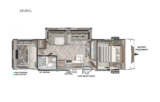 2022 Forest River RV Wildwood X-Lite 28VBXl