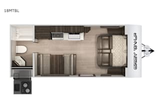 2021 Forest River RV Cherokee Grey Wolf Black Label 18MTBL