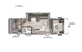 2025 Forest River RV Wildwood X-Lite 273QBXL