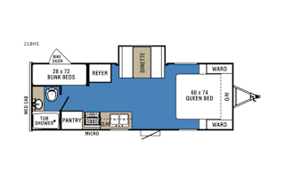 2018 Coachmen RV Clipper Ultra-Lite 21BHS