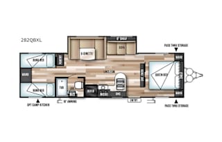 2017 Forest River RV Wildwood X-Lite 282QBXL
