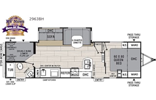 2019 Coachmen Spirit 2963BH