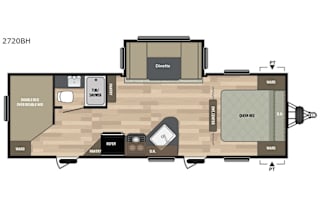 2018 Keystone SUMMERLAND bunk house