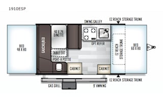 2019 Forest River RV Rockwood ESP 1910ESP