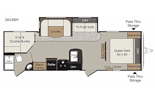 2017 Keystone RV Passport 2810BH Grand Touring