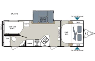 2016 Dutchmen RV Aerolite 242BHS