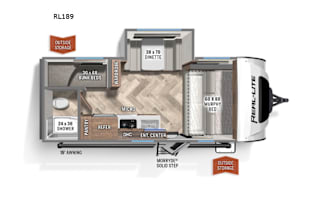M and R RVs NEW Palomino real lite Rl189