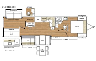 2018 Coachman RV Catalina Legacy 313DBDSKLE