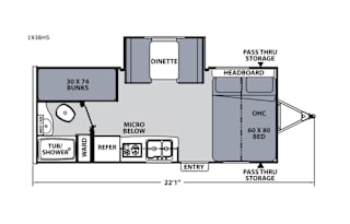 2018 Coachmen RV Apex Nano 193BHS