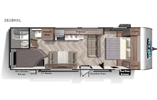 2022(1) Forest River RV Salem Cruise Lite 261BHXL