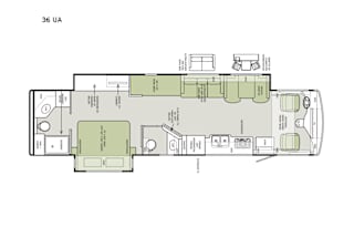 Luxury 2023 Class A W/Bunks 1.5 Baths Washer/Dryer