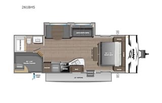 2024 Jayco Jay Flight SLX travel trailer 261BHS