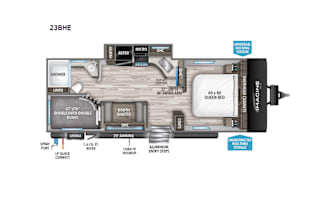 2022 Grand Design Imagine 23BHE FAMILY READY
