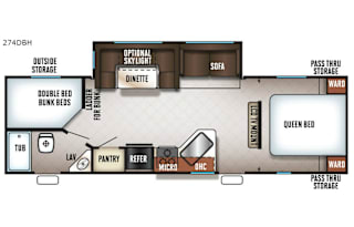 2017 Forest River RV Cherokee 274DBH