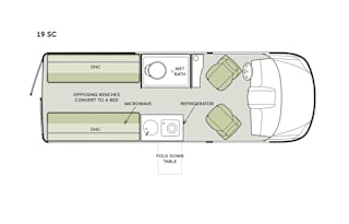 2022 Tiffin Motorhomes Cahaba 19 SC